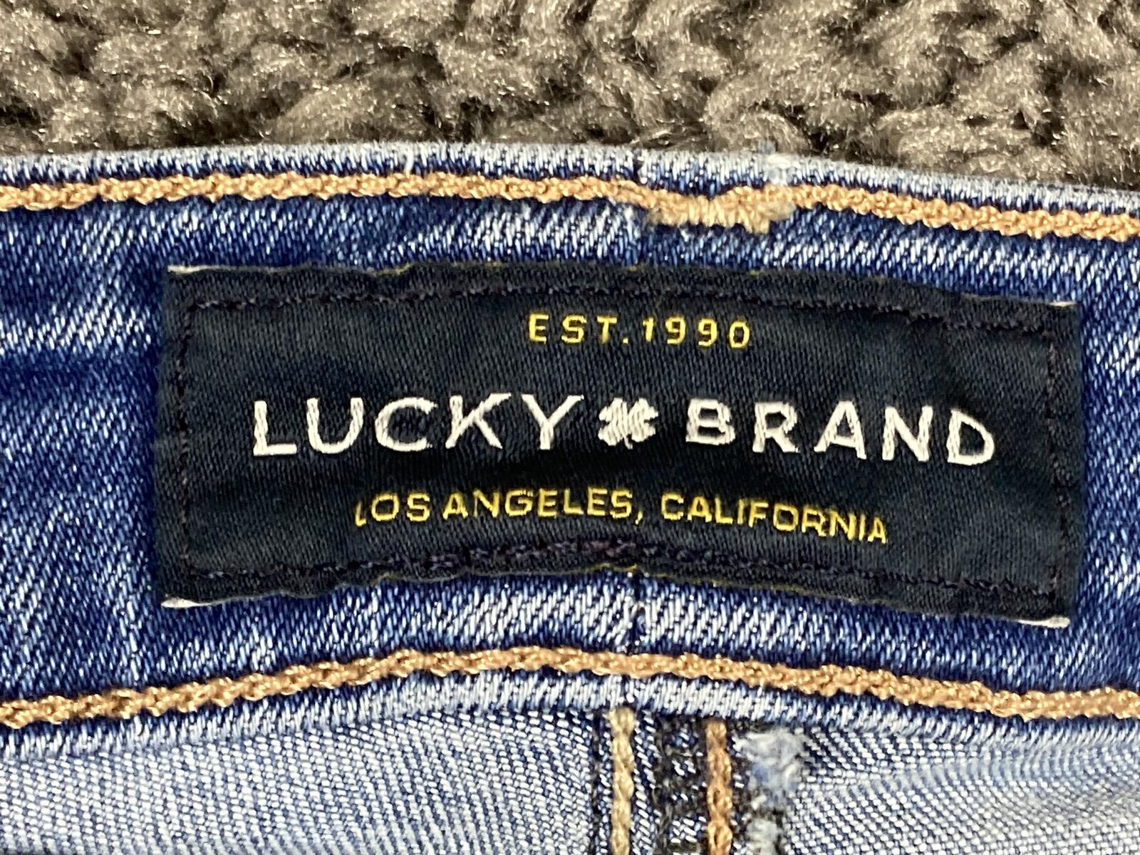 Lucky Brand Hayden Skinny Jeans Womens Blue Medium Wash Ankle Stretch Denim 8/29