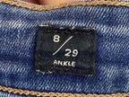 Lucky Brand Hayden Skinny Jeans Womens Blue Medium Wash Ankle Stretch Denim 8/29
