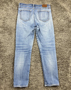 Lucky Brand Hayden Skinny Jeans Womens Blue Medium Wash Ankle Stretch Denim 8/29