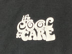 Lonely Ghost Hoodie It's Cool To Care Graphic Unisex Black Sz 2XL