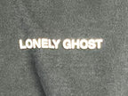 Lonely Ghost Hoodie It's Cool To Care Graphic Unisex Black Sz 2XL