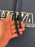 Champion Georgetown Hoyas Hoodie Navy Blue Pullover Sweatshirt Mens L