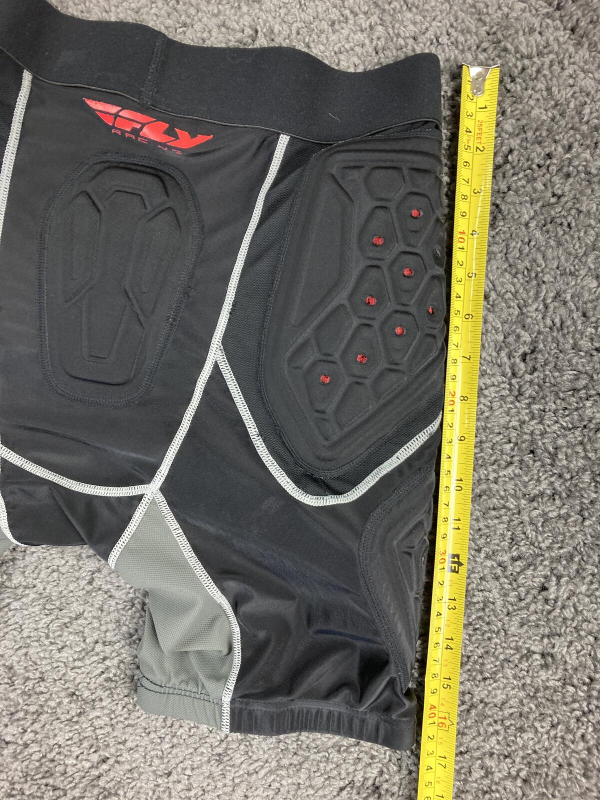 Fly Racing Barricade Padded Compression Shorts Motocross MTB Armored Shorts Sz S
