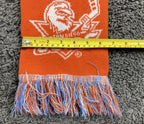 San Diego Gulls Hockey Scarf Orange Blue Black Knit Fringe AHL 57"x6.5"