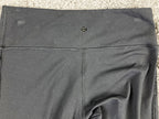 Lululemon Wunder Under High-Rise Crop Leggings Black Velvet Bow Detail Size 6