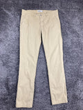 NN07 Marco Slim Fit Chinos Mens Khaki Tessuti di Sondrio Italian Twill Sz 33x32