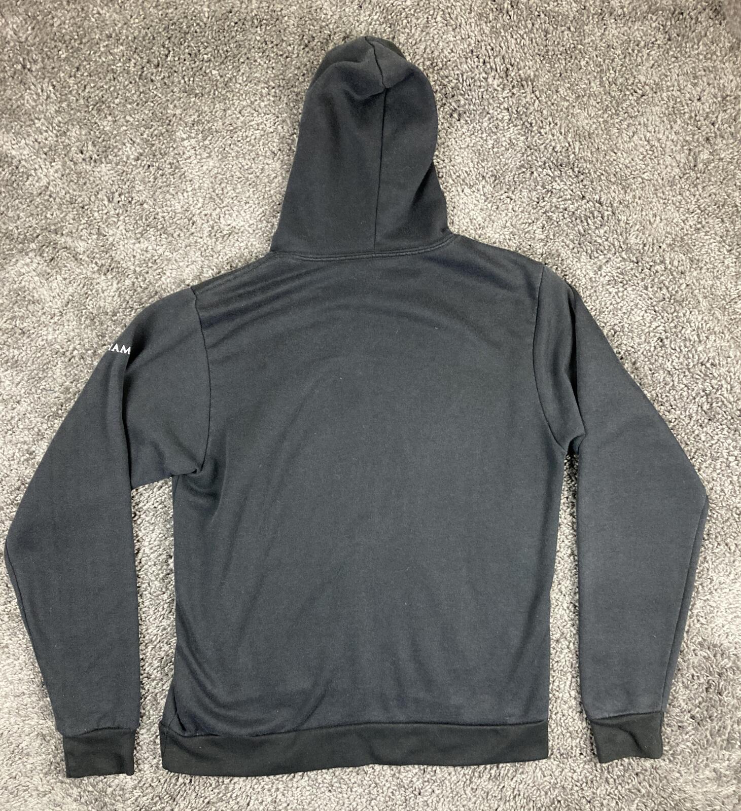 Hamilton Broadway Musical Gold Star Hoodie Black Pullover Unisex Sz Medium