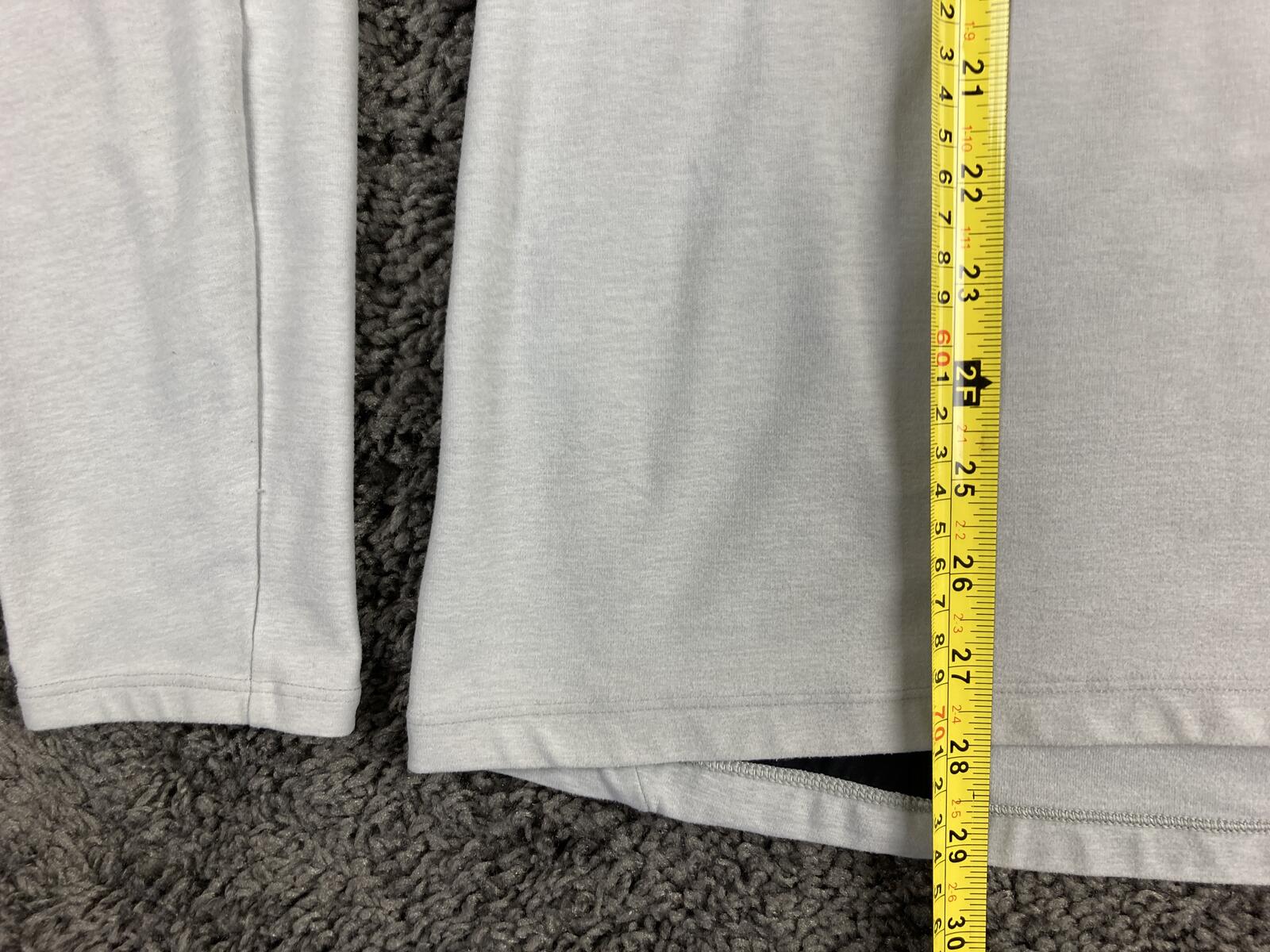 Lululemon Men’s Surge Warm White Long Sleeve Running Shirt  Zip Pocket  Size M
