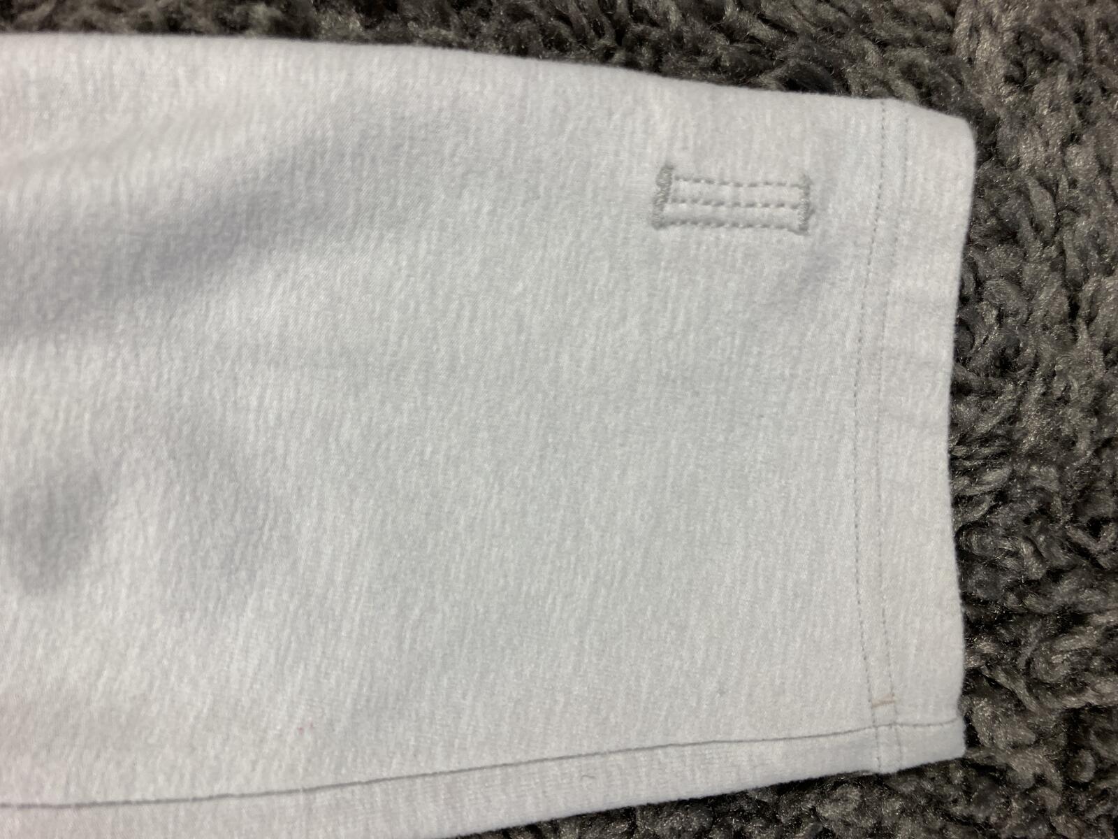 Lululemon Men’s Surge Warm White Long Sleeve Running Shirt  Zip Pocket  Size M