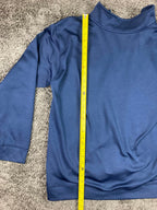 Men’s Seagram’s Vodka 1/4 Zip Pullover Large Blue Gildan Performance