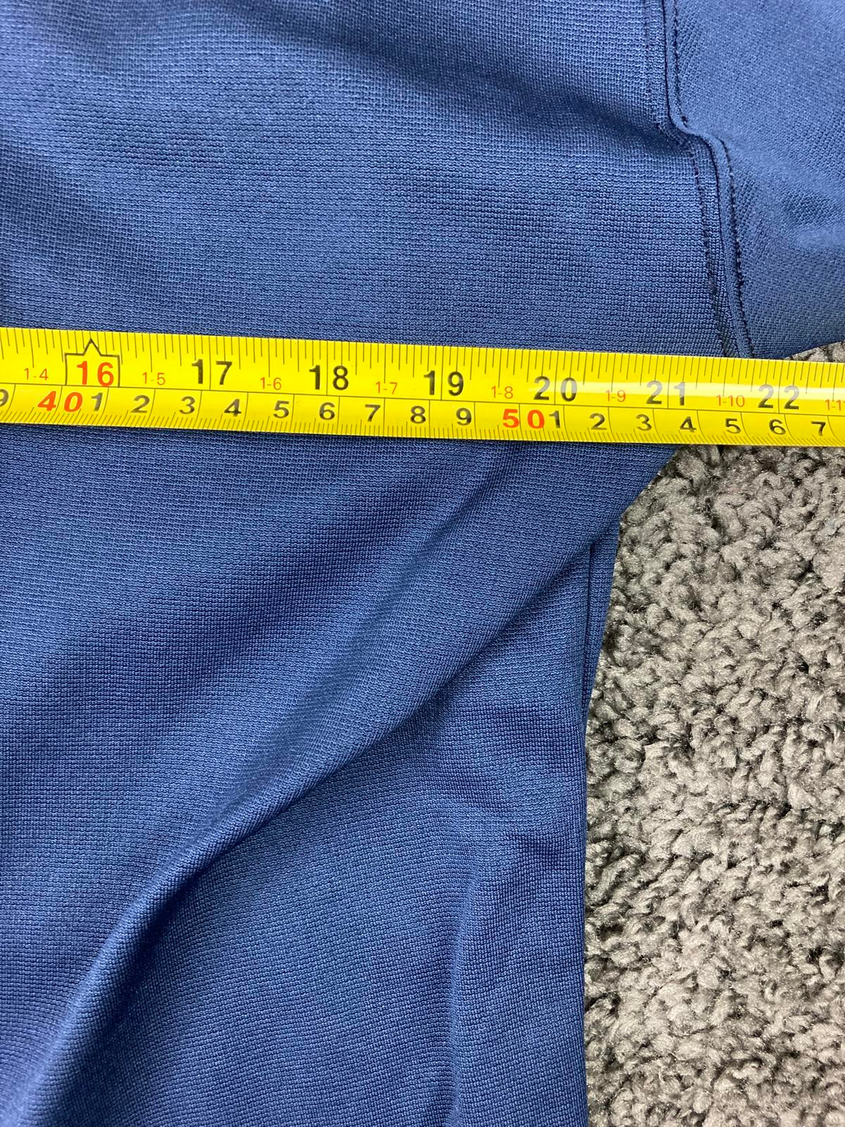 Men’s Seagram’s Vodka 1/4 Zip Pullover Large Blue Gildan Performance