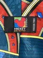 Vintage Mickey Unlimited Disney Men's Necktie Mickey Mouse Film Strip Teal Blue