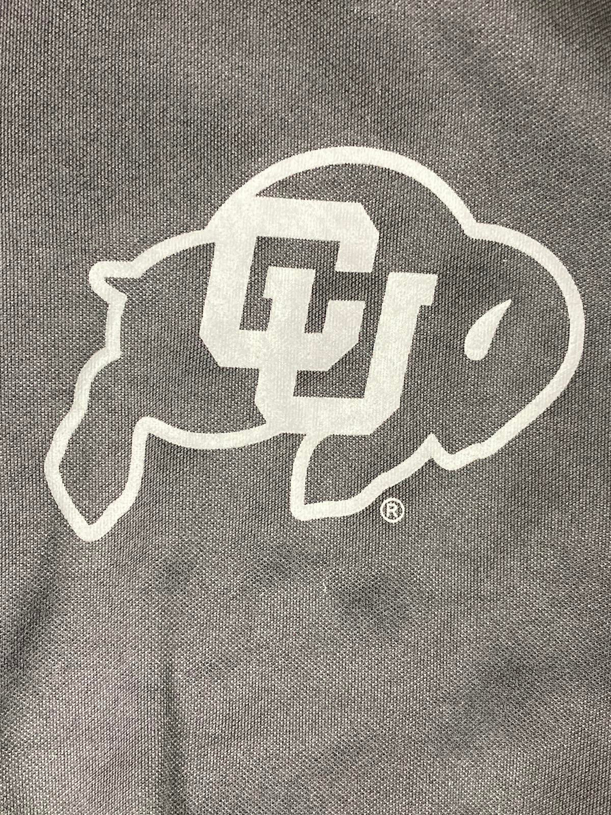 Colorado Buffaloes Colosseum Mens Size Large Black Pocketed Full Zip Hoodie