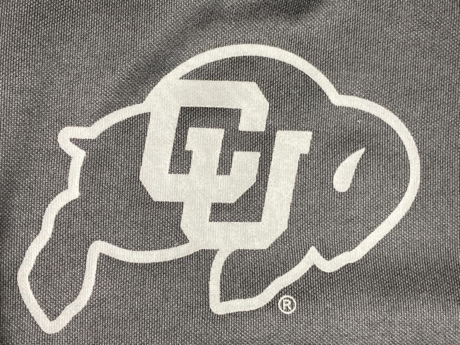 Colorado Buffaloes Colosseum Mens Size Large Black Pocketed Full Zip Hoodie