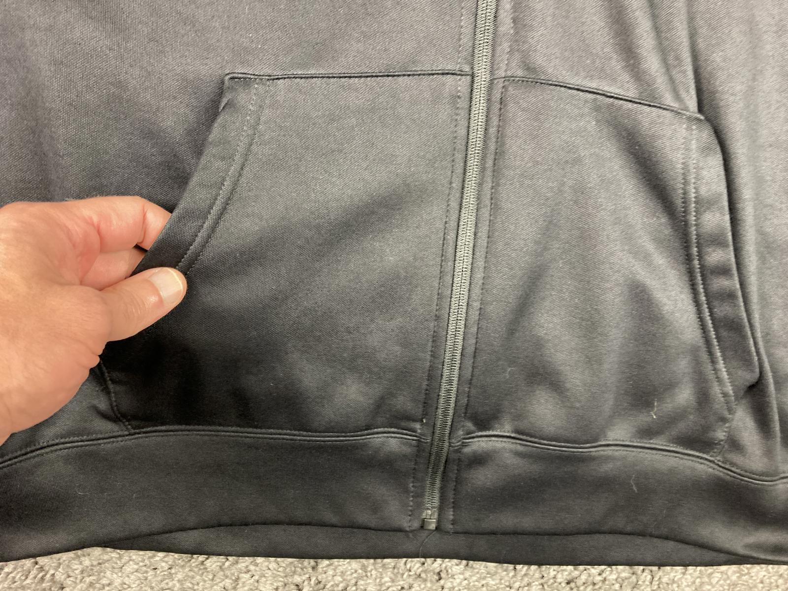 Colorado Buffaloes Colosseum Mens Size Large Black Pocketed Full Zip Hoodie