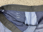 Nike Golf Dri-FIT Hybrid Plaid Shorts Mens Obsidian Blue 10.5" Inseam Sz 36