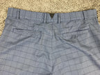 Nike Golf Dri-FIT Hybrid Plaid Shorts Mens Obsidian Blue 10.5" Inseam Sz 36