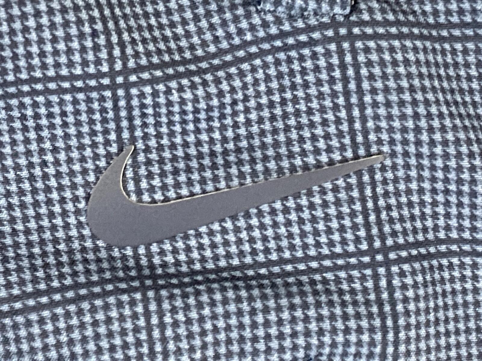 Nike Golf Dri-FIT Hybrid Plaid Shorts Mens Obsidian Blue 10.5" Inseam Sz 36