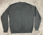 Tommy Bahama Sweater V-neck Men's Black Supima Cotton Pullover Sz XL