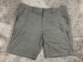 O'Neill Reserve Hybrid Heather Shorts Men Black Gray Chino Walkshorts 9" Sz 38