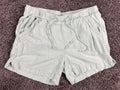 Briggs Linen Blend Drawstring Shorts Women's Mint Green Size M
