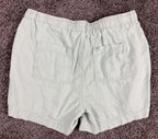Briggs Linen Blend Drawstring Shorts Women's Mint Green Size M