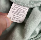 Briggs Linen Blend Drawstring Shorts Women's Mint Green Size M
