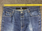 Vtg Marithe Francois Girbaud Jeans Baggy Straight Leg Blue Y2K Denim Sz 38x28