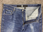 Vtg Marithe Francois Girbaud Jeans Baggy Straight Leg Blue Y2K Denim Sz 38x28
