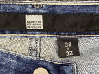 Vtg Marithe Francois Girbaud Jeans Baggy Straight Leg Blue Y2K Denim Sz 38x28