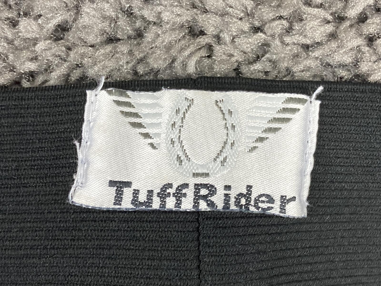 TuffRider Black Ribbed Bootcut Tights Equestrian Breeches Size 28