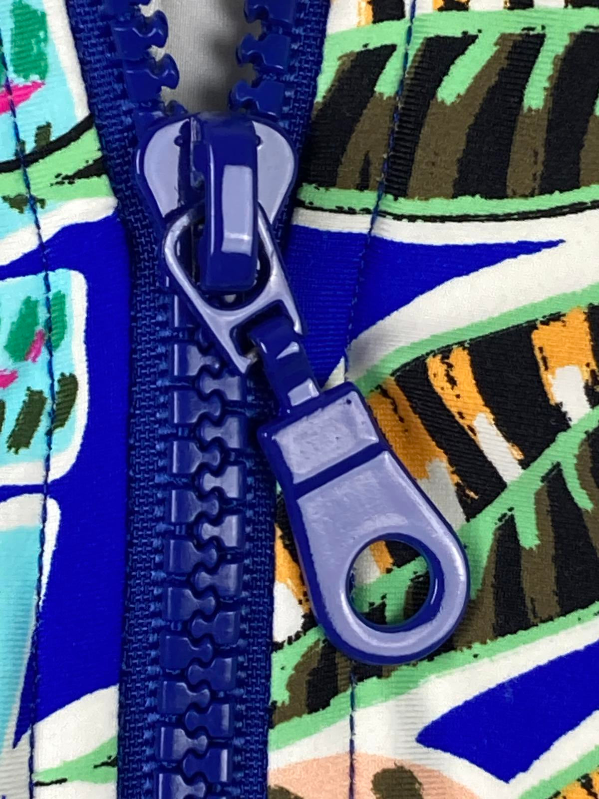 La Blanca Neon Nights Zip Up Long Sleeve One Piece Paddlesuit Size XL