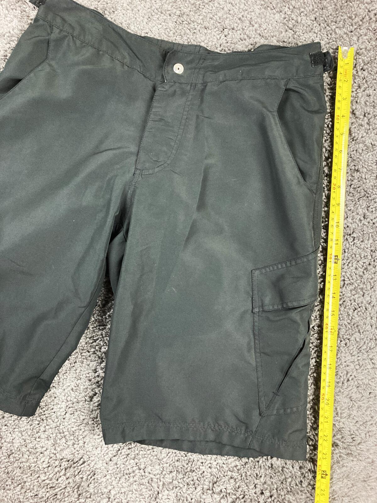 Fox Racing Ranger Cargo MTB Shorts Mens Black Mountain Bike Padded Liner Sz 34