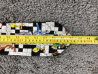 Vintage 1997 Looney Tunes Warner Bros Studio Store 100% Silk Crossword Tie 90s
