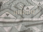 Freeballers by Meripex Apparel Mens L Grey Aztec Lined 8" Athletic Shorts