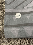 Freeballers by Meripex Apparel Mens L Grey Aztec Lined 8" Athletic Shorts