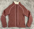 Kuhl Alfpaca Fleece Jacket Arapahoe Basin The Legend Women's Burgundy Sz S