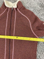 Kuhl Alfpaca Fleece Jacket Arapahoe Basin The Legend Women's Burgundy Sz S
