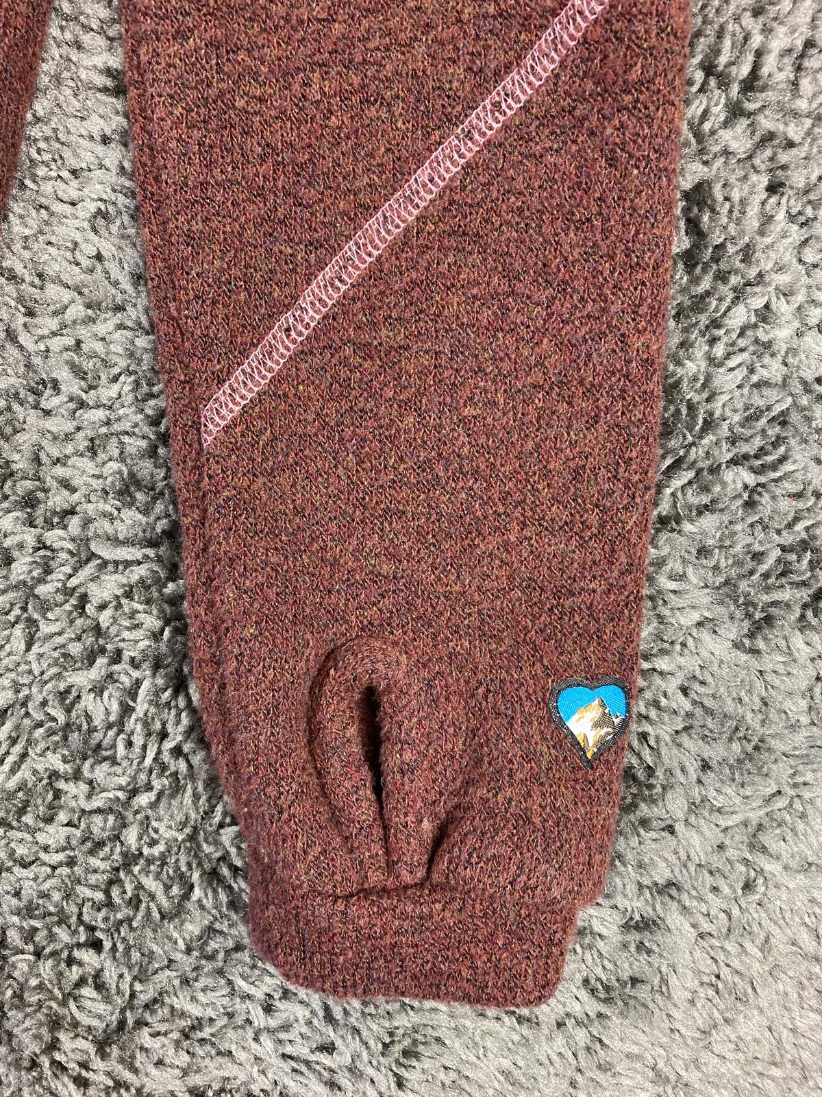 Kuhl Alfpaca Fleece Jacket Arapahoe Basin The Legend Women's Burgundy Sz S