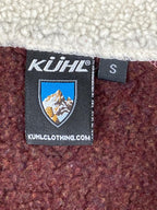 Kuhl Alfpaca Fleece Jacket Arapahoe Basin The Legend Women's Burgundy Sz S