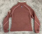 Kuhl Alfpaca Fleece Jacket Arapahoe Basin The Legend Women's Burgundy Sz S