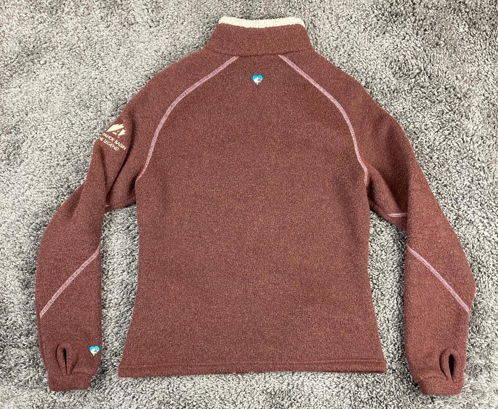 Kuhl Alfpaca Fleece Jacket Arapahoe Basin The Legend Women's Burgundy Sz S