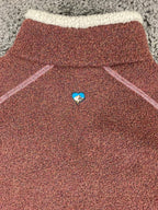 Kuhl Alfpaca Fleece Jacket Arapahoe Basin The Legend Women's Burgundy Sz S