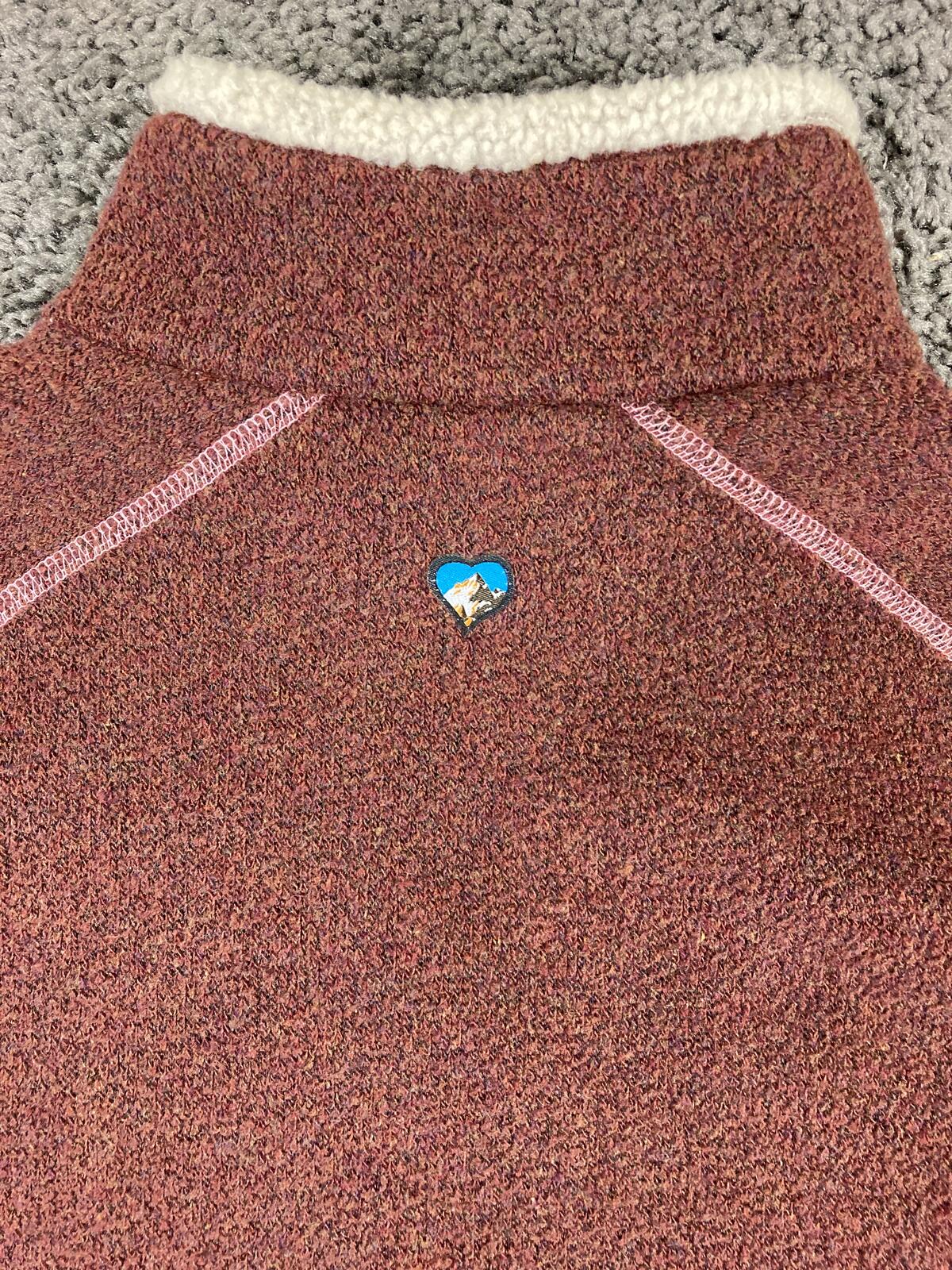 Kuhl Alfpaca Fleece Jacket Arapahoe Basin The Legend Women's Burgundy Sz S