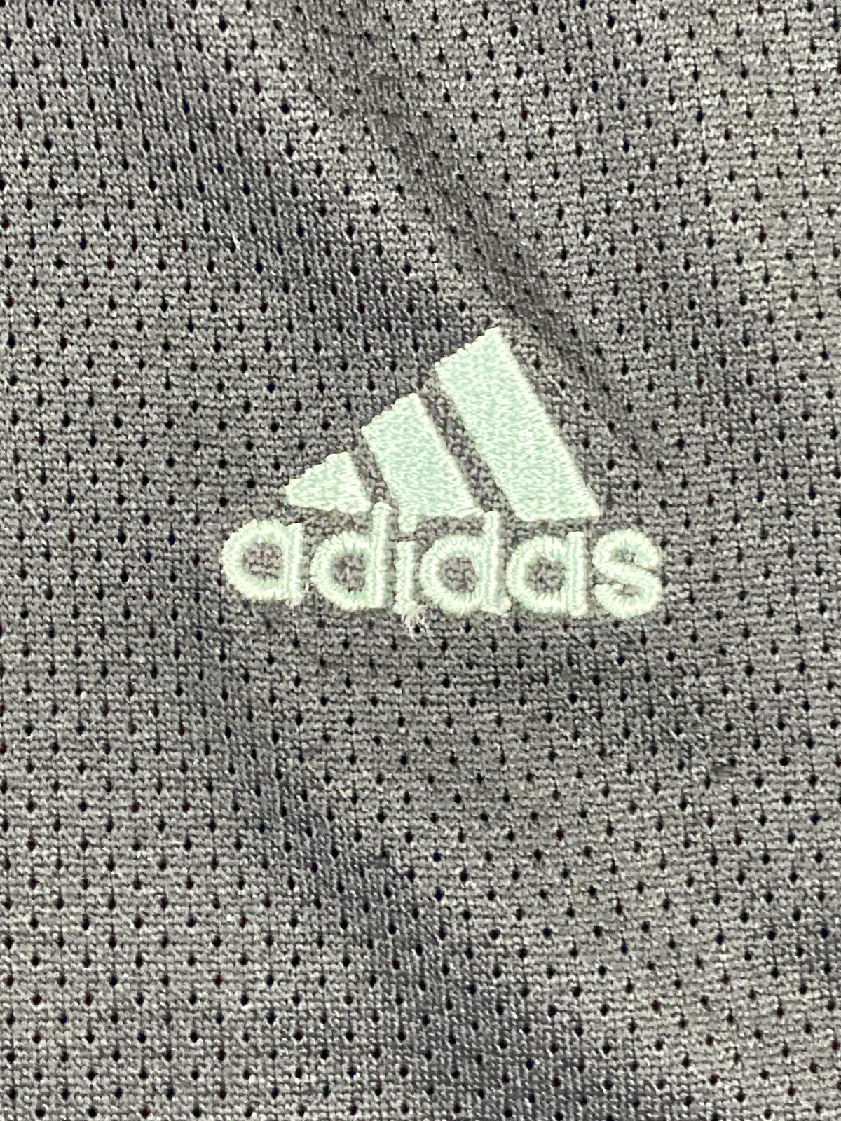 Adidas Women'sTrack Pants Black Mint Green 3-Stripe Straight Leg Sz L