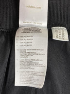 Adidas Women'sTrack Pants Black Mint Green 3-Stripe Straight Leg Sz L
