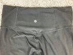 Athleta Ultra High Rise Elation 7/8 Tight Leggings Black Yoga Pants Size Medium