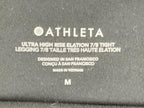 Athleta Ultra High Rise Elation 7/8 Tight Leggings Black Yoga Pants Size Medium