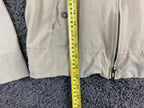 Tommy Bahama 100% Silk Full Zip Hooded Jacket Women's Cream Beige Sz Medium 8/10