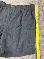 Columbia Women's Sandy River Cargo Shorts Black Nylon Hiking Outdoor Size Small